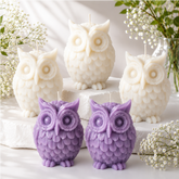 Owl candle for Healing /Owl Spiritual Candle - Set of 3
