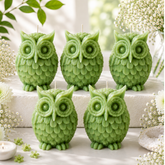 Owl candle for Healing /Owl Spiritual Candle - Set of 3