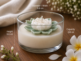 Lotus Flower Jar Soy Wax Candle
