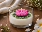 Lotus Flower Jar Soy Wax Candle