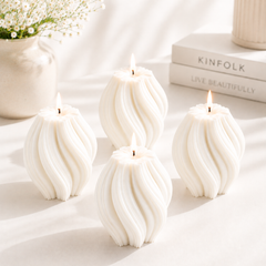 Spiral Swirl Candle