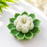 Lotus Flower Candle, Decorative Spa Candle,Handcrafted Wax for Home Relaxation