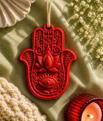 Hamsa Hand Evil Eye Candle