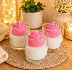 ROSE JAR CANDLE