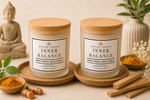 Inner Balance – Sandal Turmeric Aromatherapy Candle