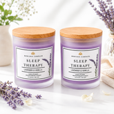 Sleep Therapy – Lavender Vanilla Aromatherapy Candle