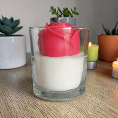 ROSE JAR CANDLE