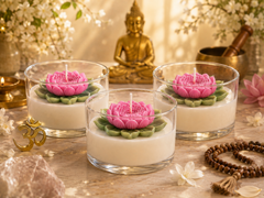 Lotus Flower  Jar Soy Wax Candle
