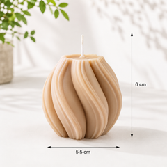 Spiral Swirl Candle