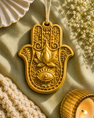 Hamsa Hand Evil Eye Candle