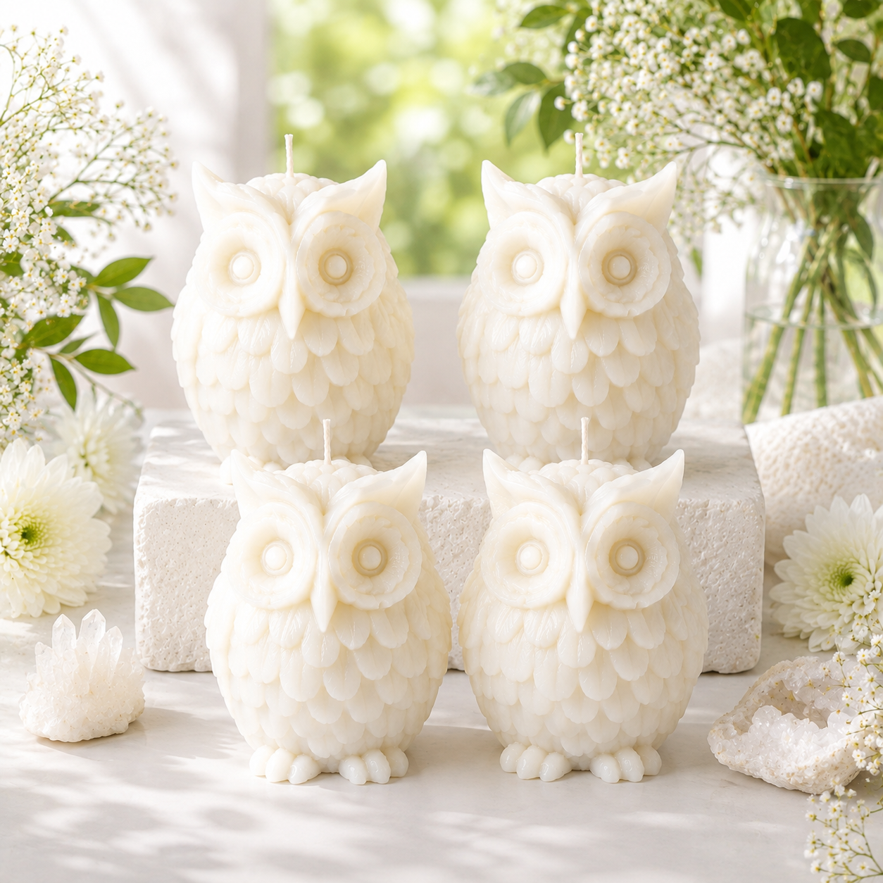Owl candle /Owl Spiritual Candle