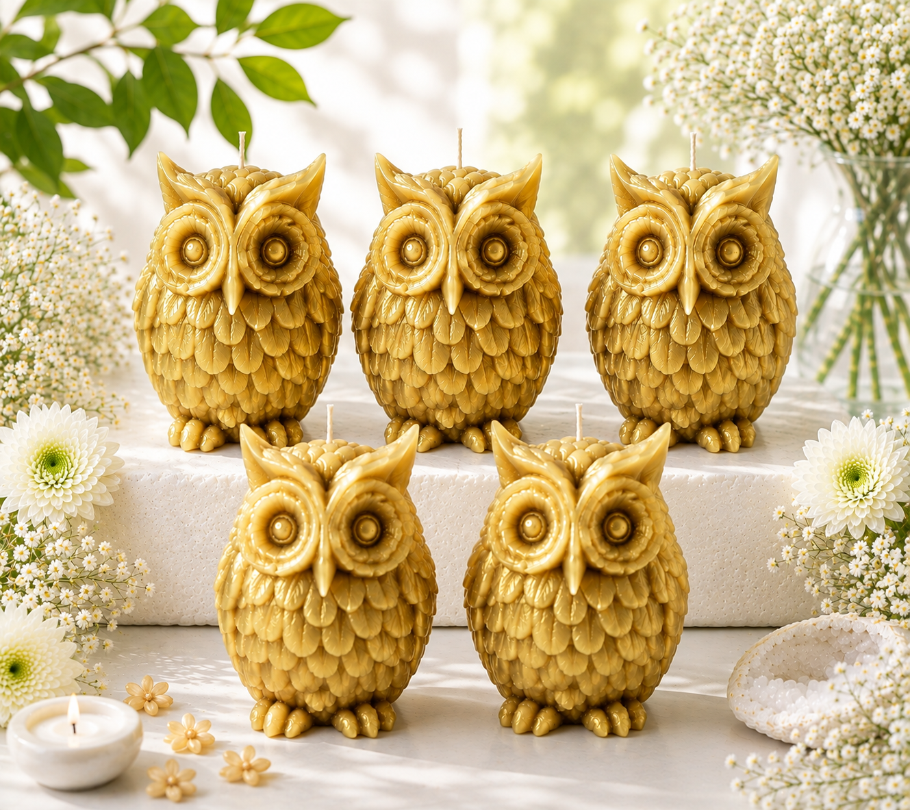 Owl candle /Owl Spiritual Candle