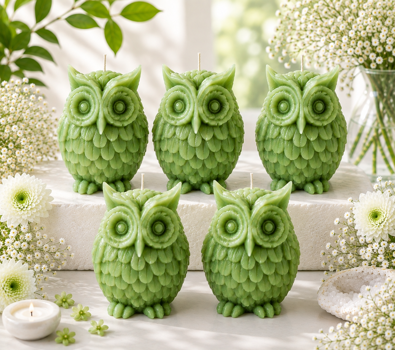 Owl candle /Owl Spiritual Candle