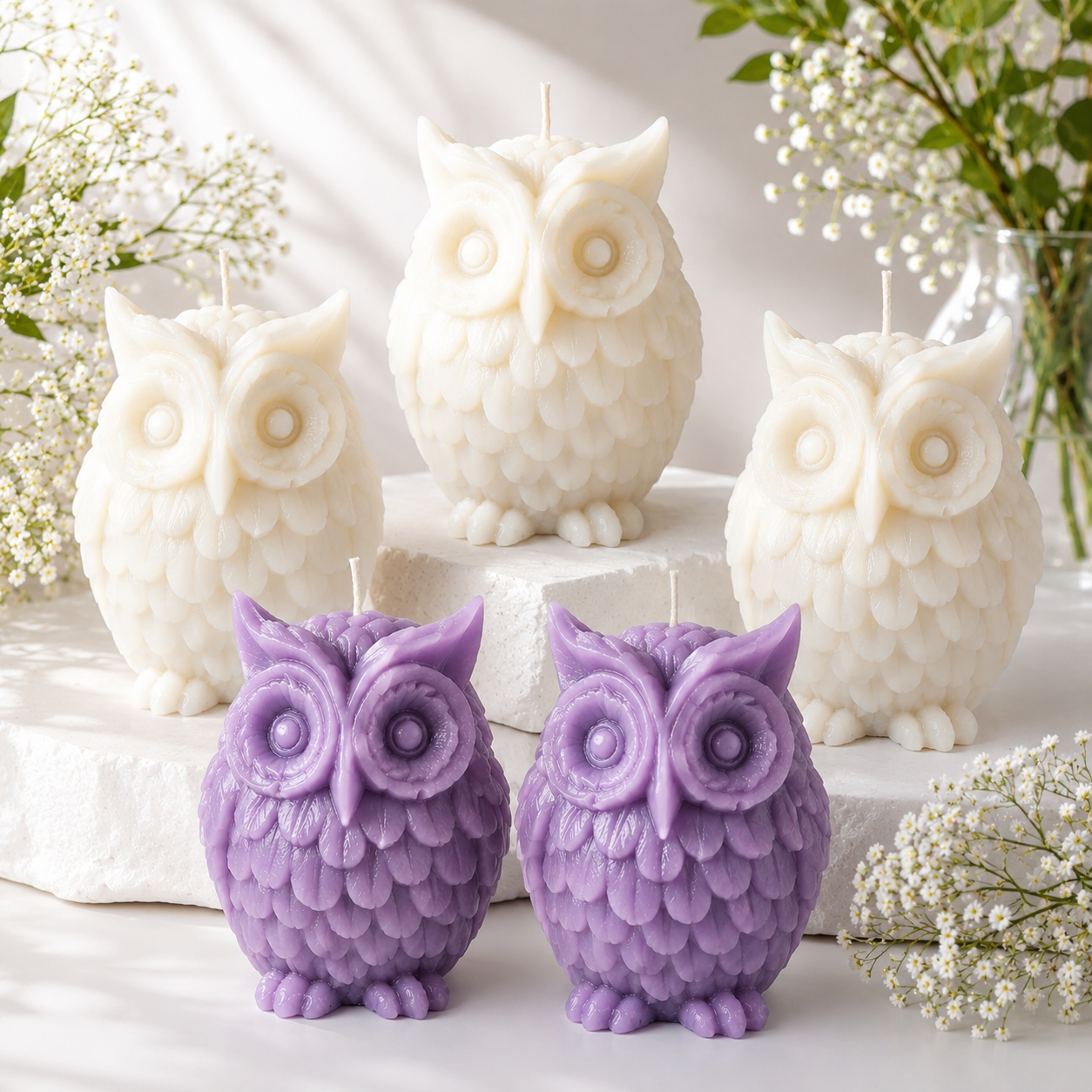 Owl candle /Owl Spiritual Candle