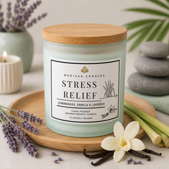 Stress Relief /Release Tension & Unwind  Scented Soy Candle