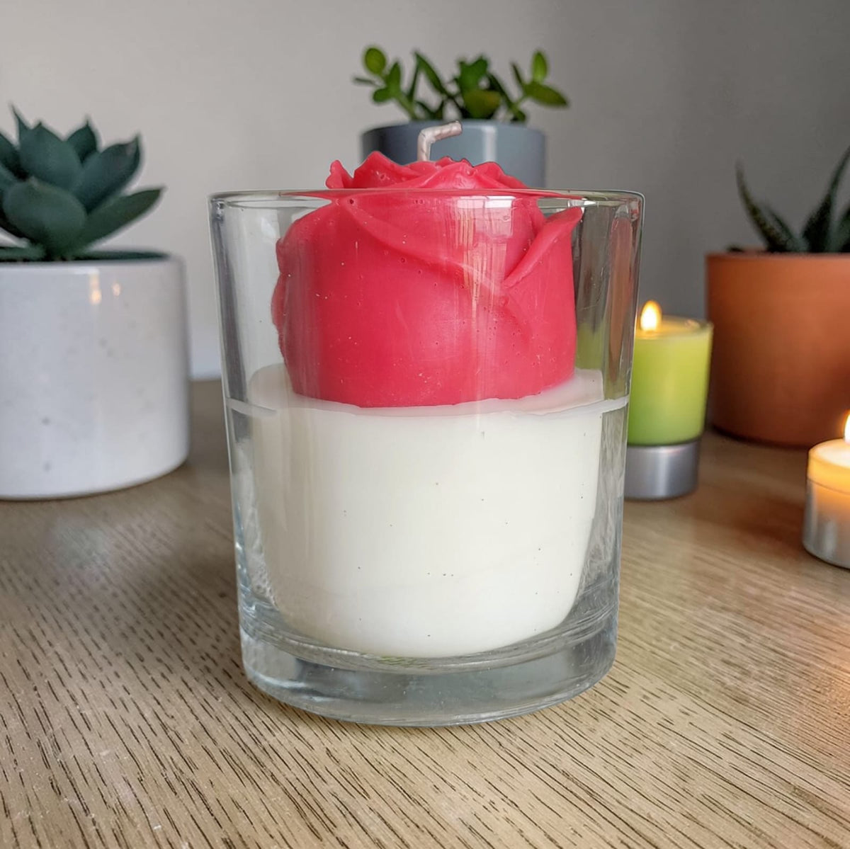 ROSE JAR CANDLE